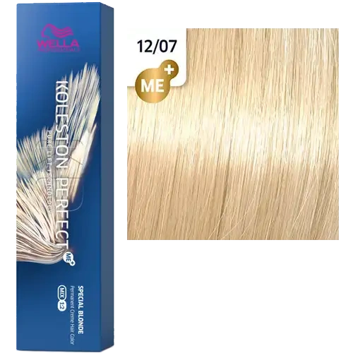 Стойкая краска для волос Wella KOLESTON PERFECT МЕ+ 12/07 крем-брюле 60 гр фото 2