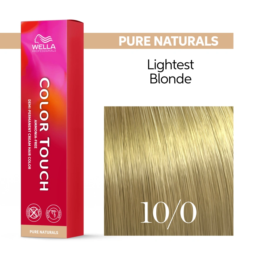 Тонирующая краска для волос Wella COLOR TOUCH 10/0 яркий блонд 60 гр фото 1