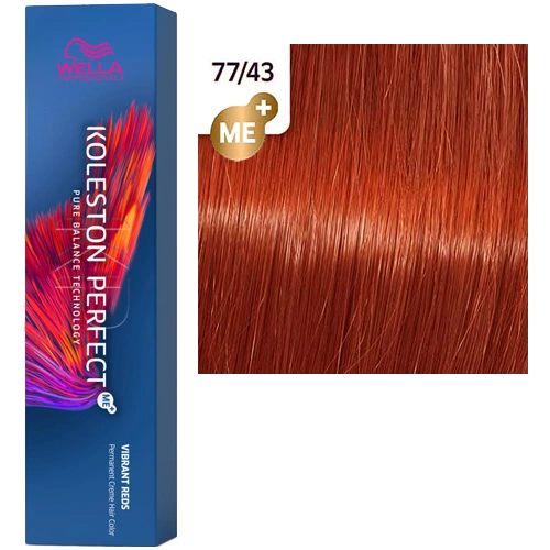 Стойкая краска для волос Wella KOLESTON PERFECT МЕ+ 77/43  Красная энергия 60 гр фото 1