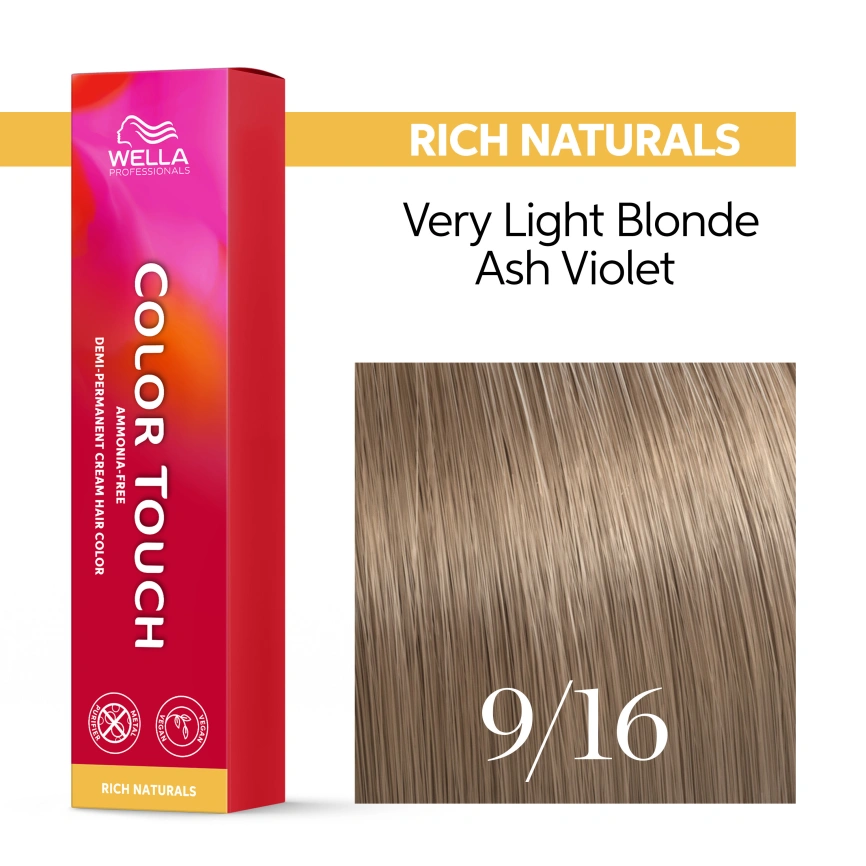Тонирующая краска для волос Wella COLOR TOUCH 9/16 горный хрусталь 60 гр фото 1