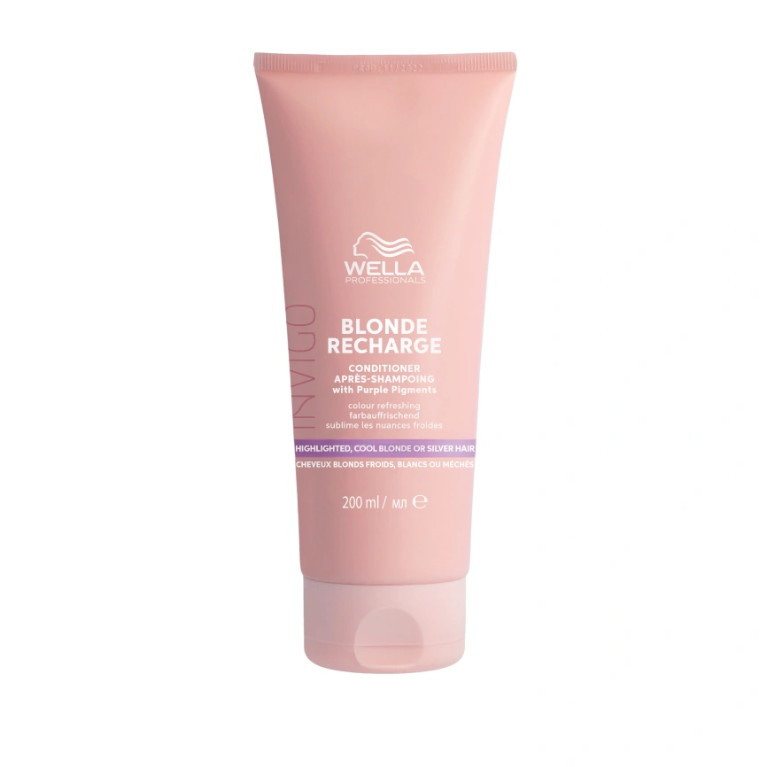 Wella INVIGO BLONDE RECHARGE Оттеночный бальзам-уход для холодных светлых оттенков 200 мл фото 1